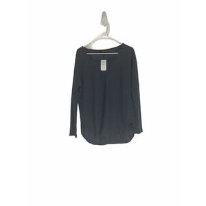 NWT Sonja Betro Blue Knit Lace Pullover Long Sleeve Sweater Women’s Size Medium